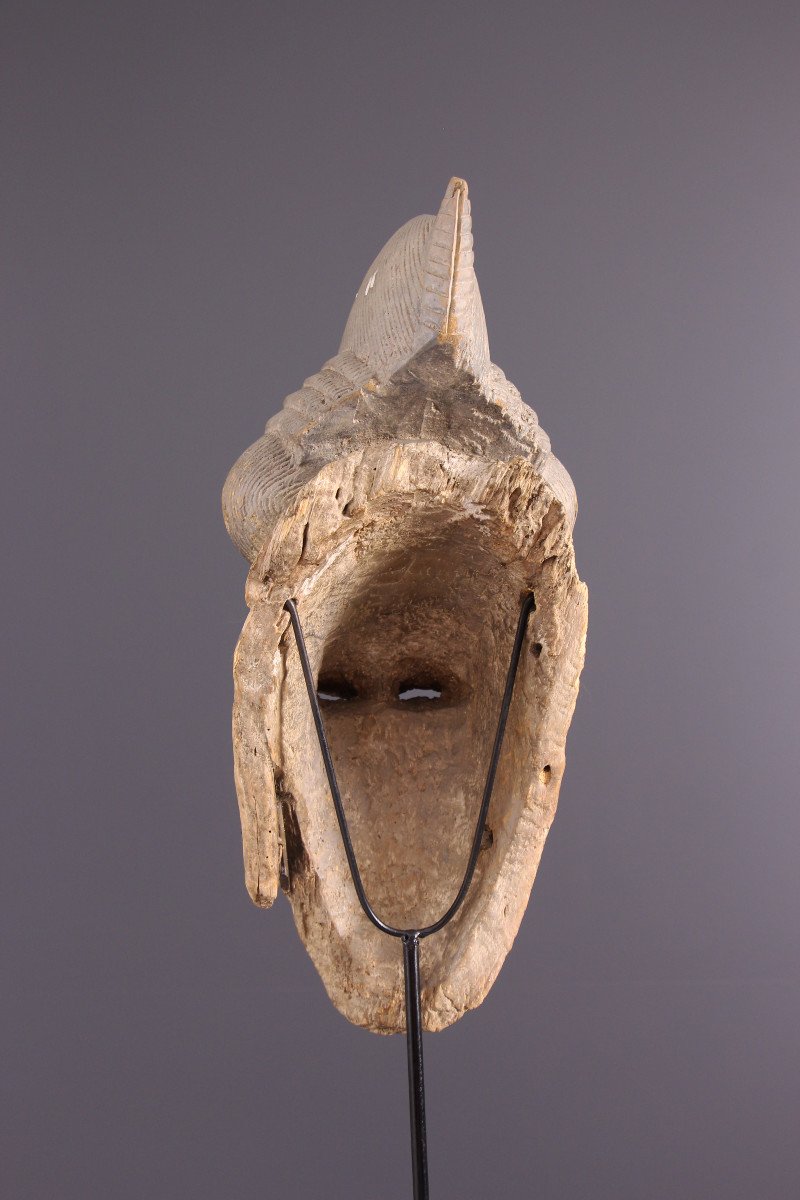 African Tribal Art - Baoule Mask-photo-7