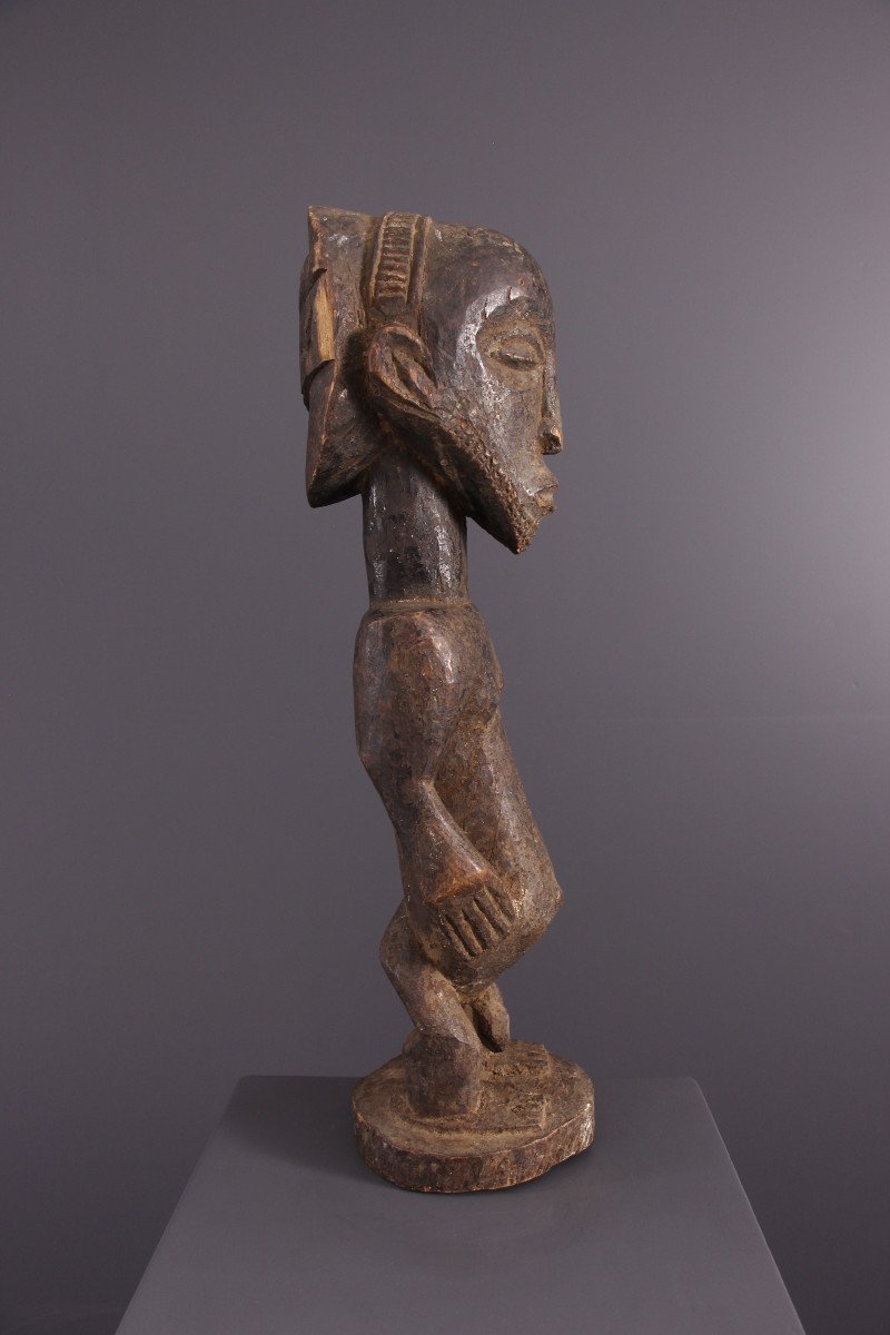 African Tribal Art - Hemba Singiti Ancestor Statue-photo-3