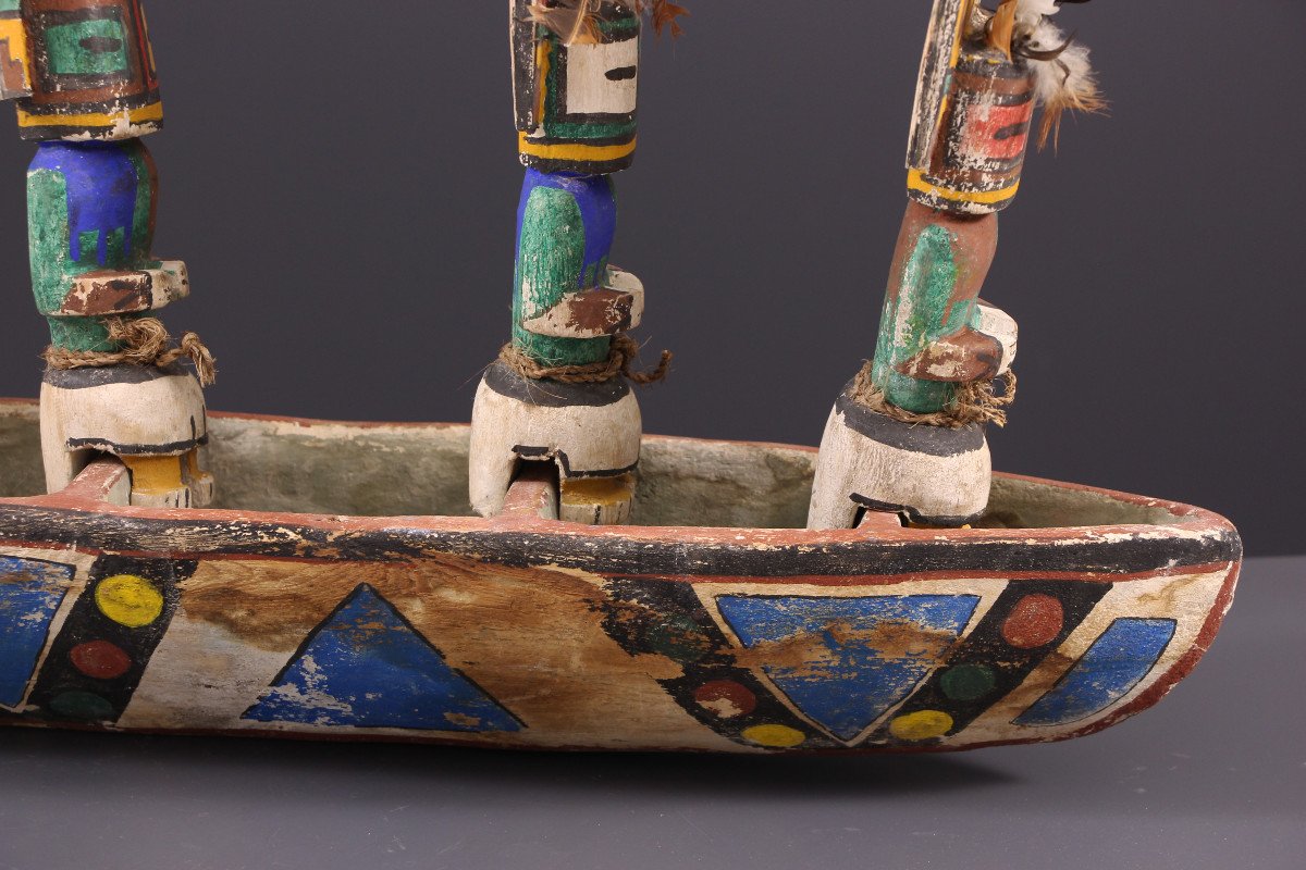 Art Tribal - Pirogue Hopi Kachinas Arizona-photo-1