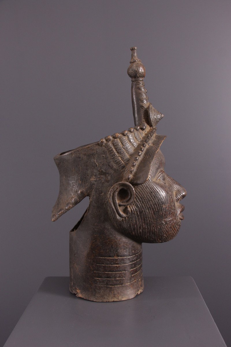 African Tribal Art - Head Type Benin Ifé-photo-2