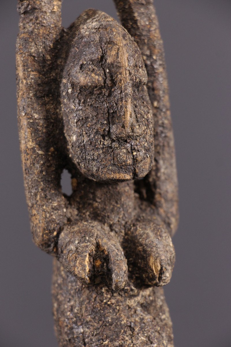 Art Tribal Africain - Statuette Dogon Tellem-photo-2