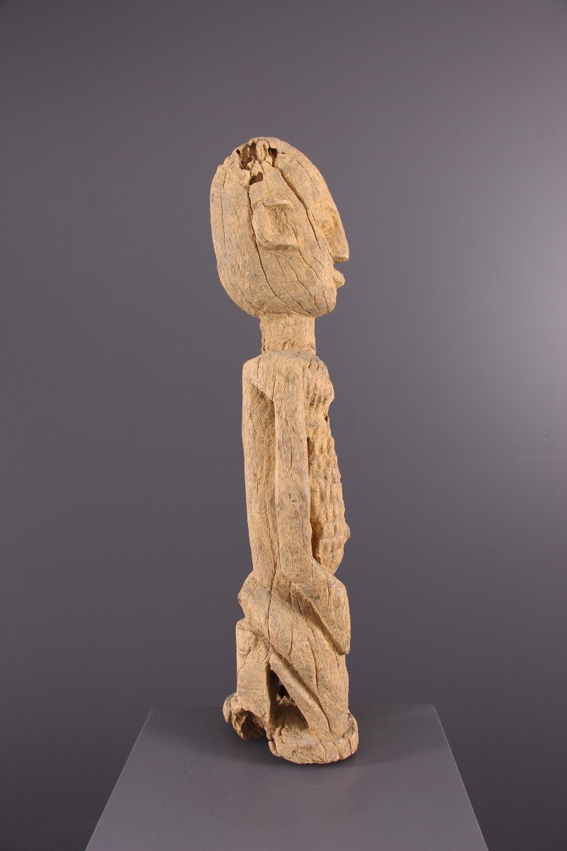 Art Tribal Africain - Statue Dogon-photo-3