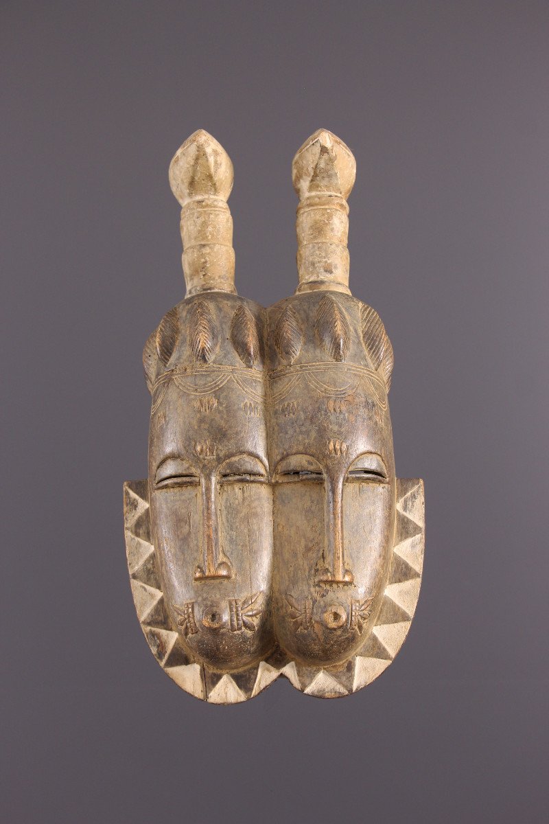 Proantic: African Tribal Art - Double Ligbi Mask