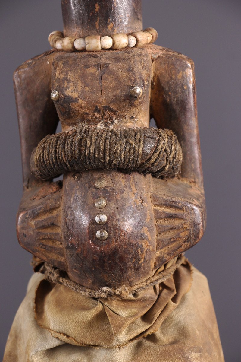 African Tribal Art - Songye Nkisi Fetish Statue-photo-3