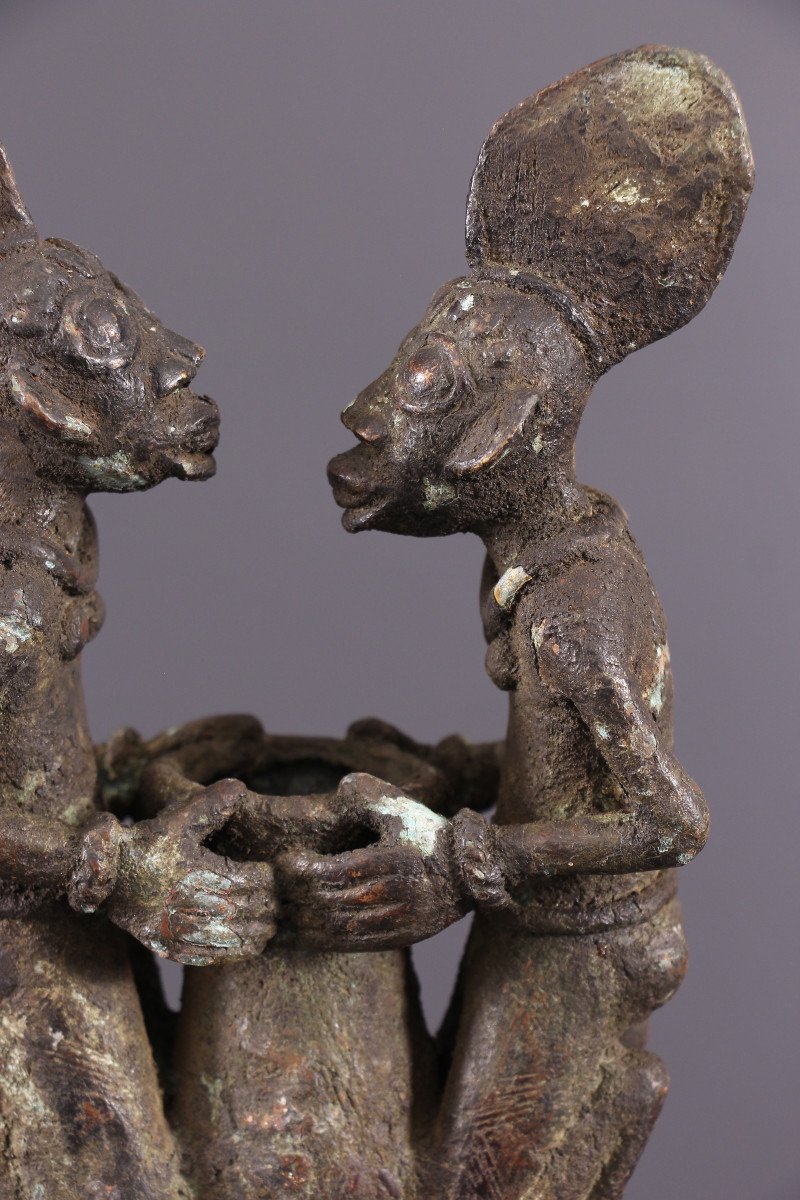 African Tribal Art - Vere Couple, Durun, Cameroon-photo-2