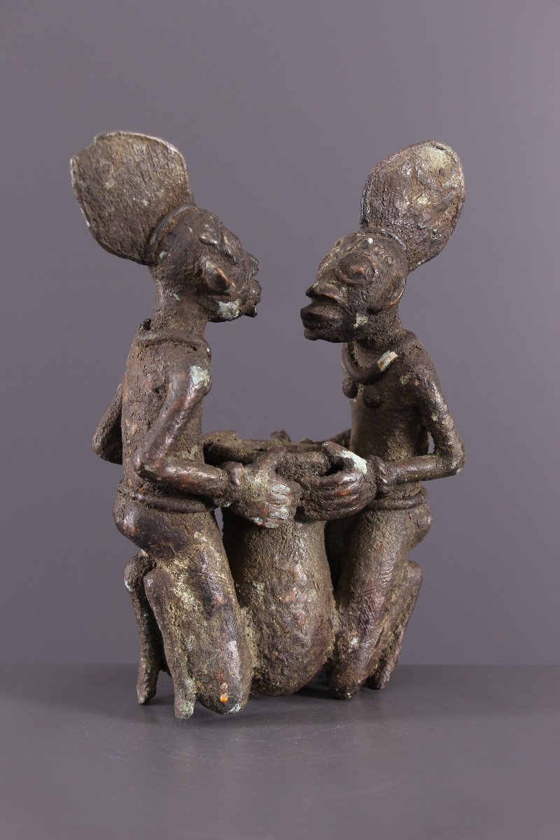 African Tribal Art - Vere Couple, Durun, Cameroon-photo-1