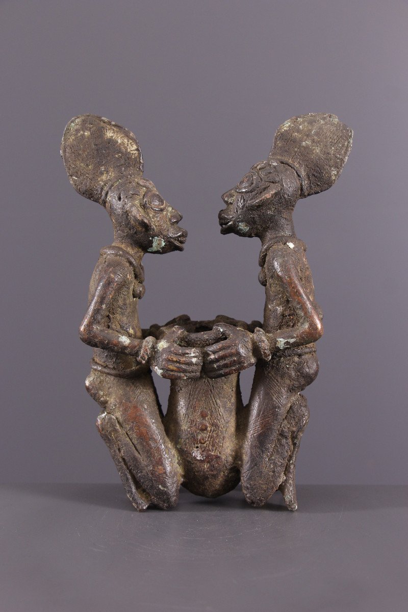 African Tribal Art - Vere Couple, Durun, Cameroon-photo-3