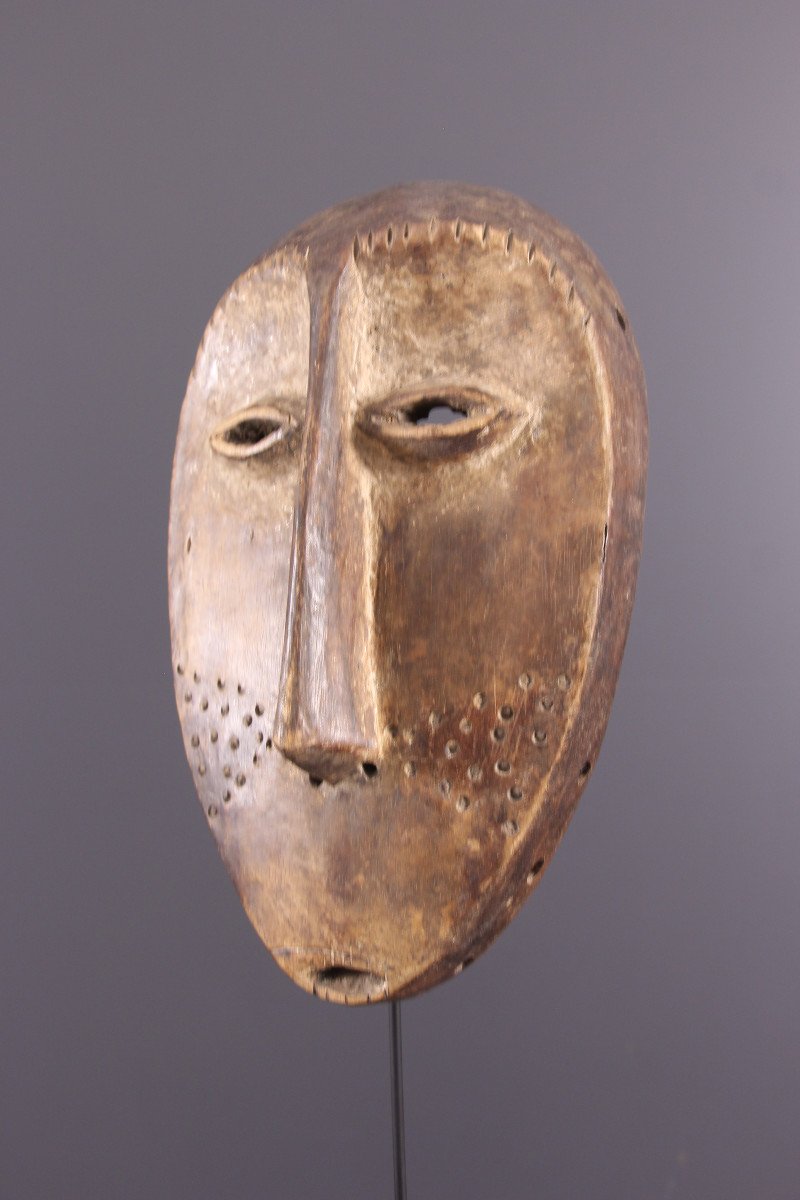 Art Tribal Africain - Masque Lega -photo-3