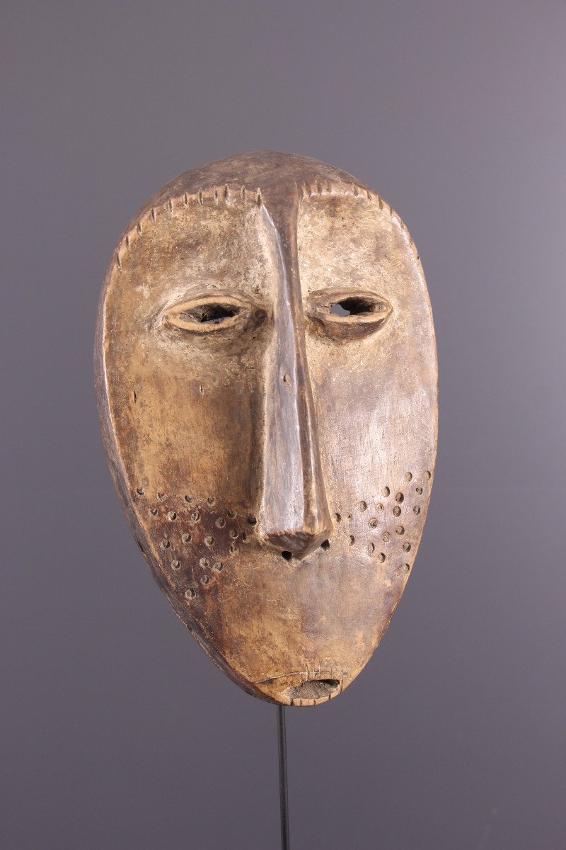 Art Tribal Africain - Masque Lega -photo-1