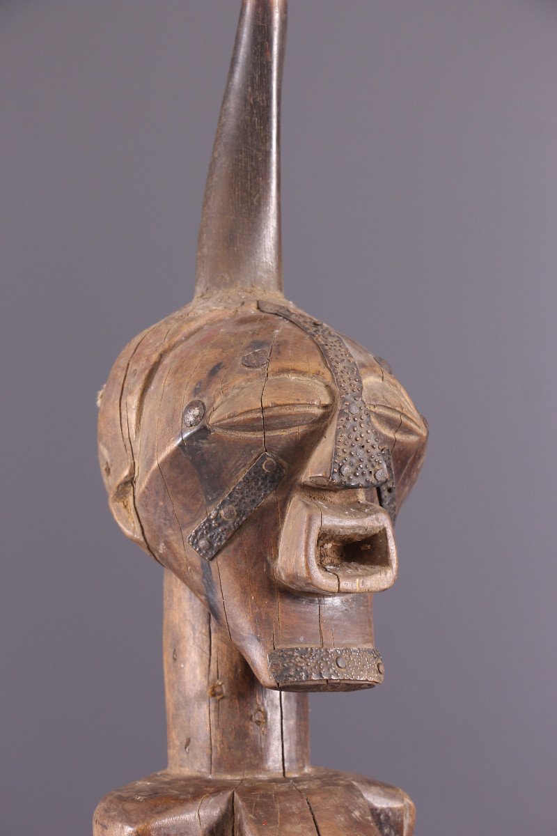 Art Tribal Africain - Statue Songye-photo-2