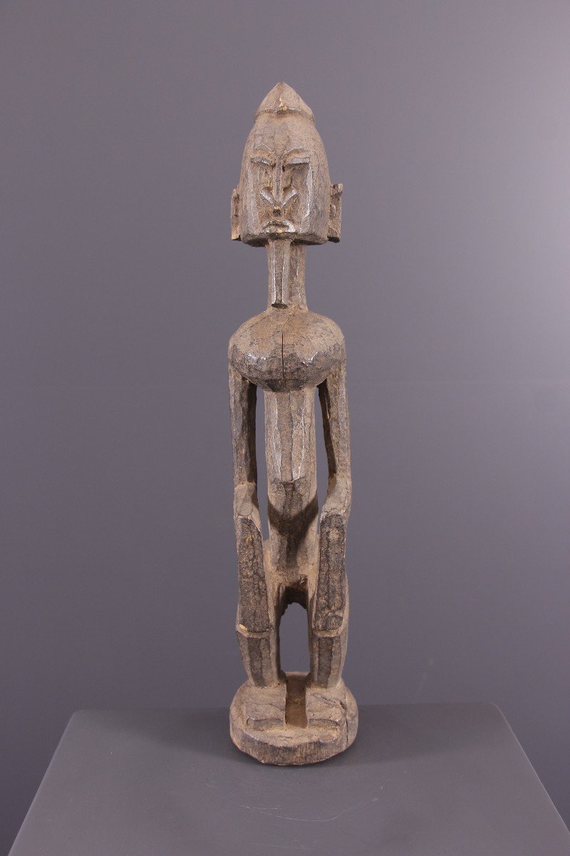 African Tribal Art - Dogon Statue-photo-2