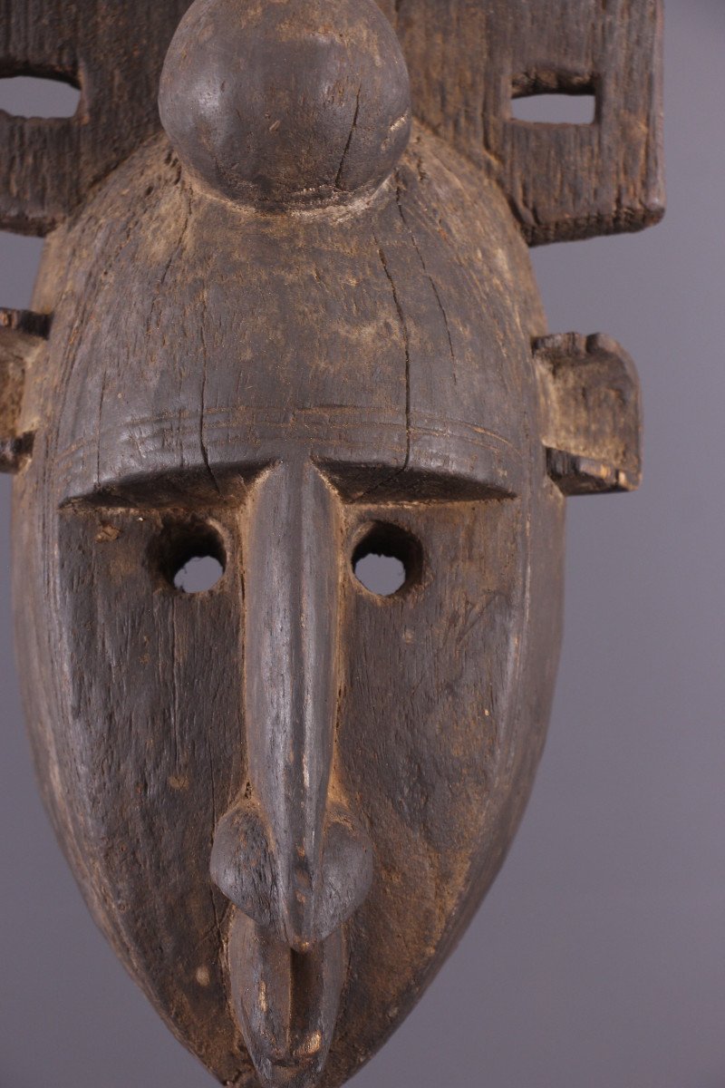 African Tribal Art - Bambara Mask-photo-2