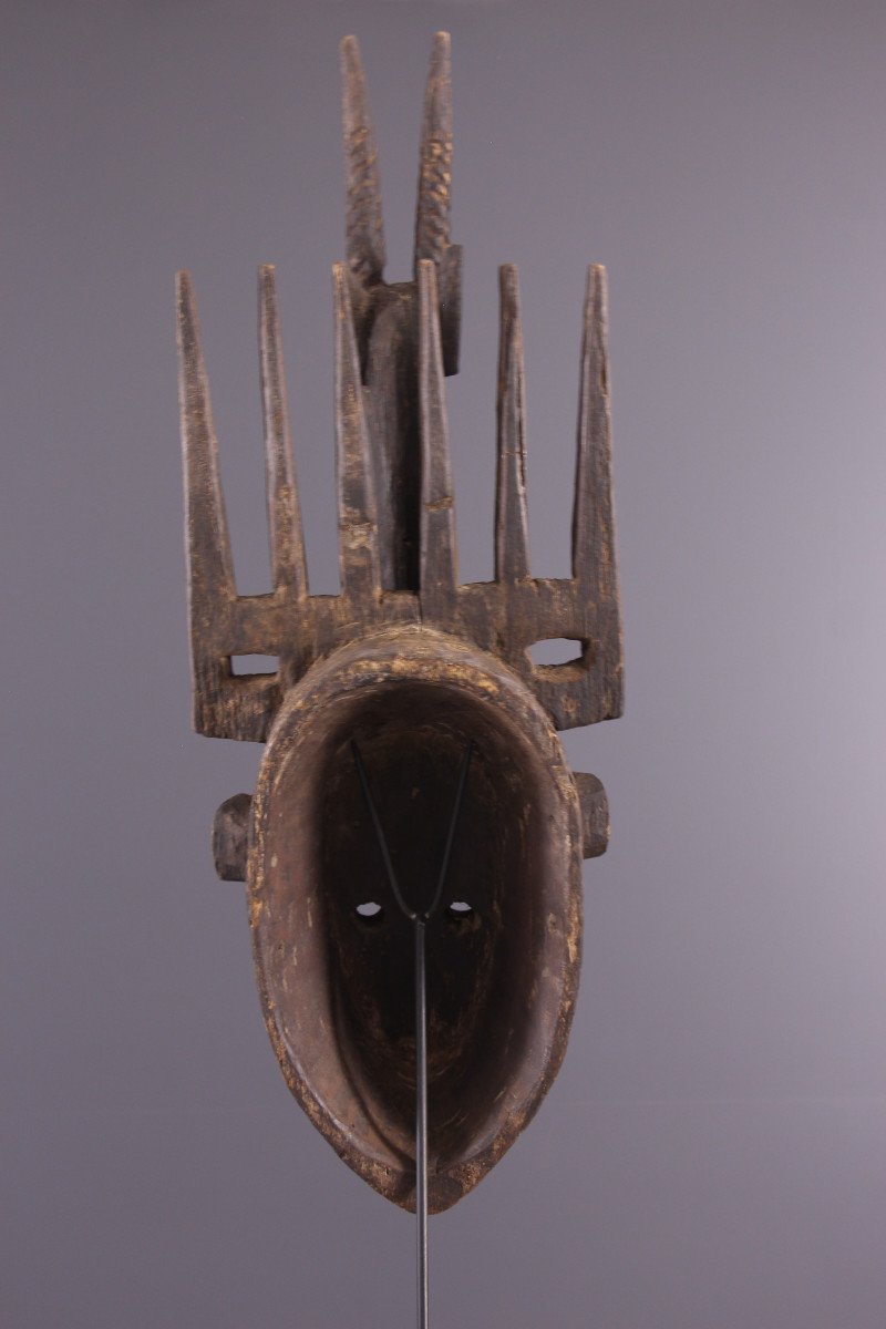 African Tribal Art - Bambara Mask-photo-4