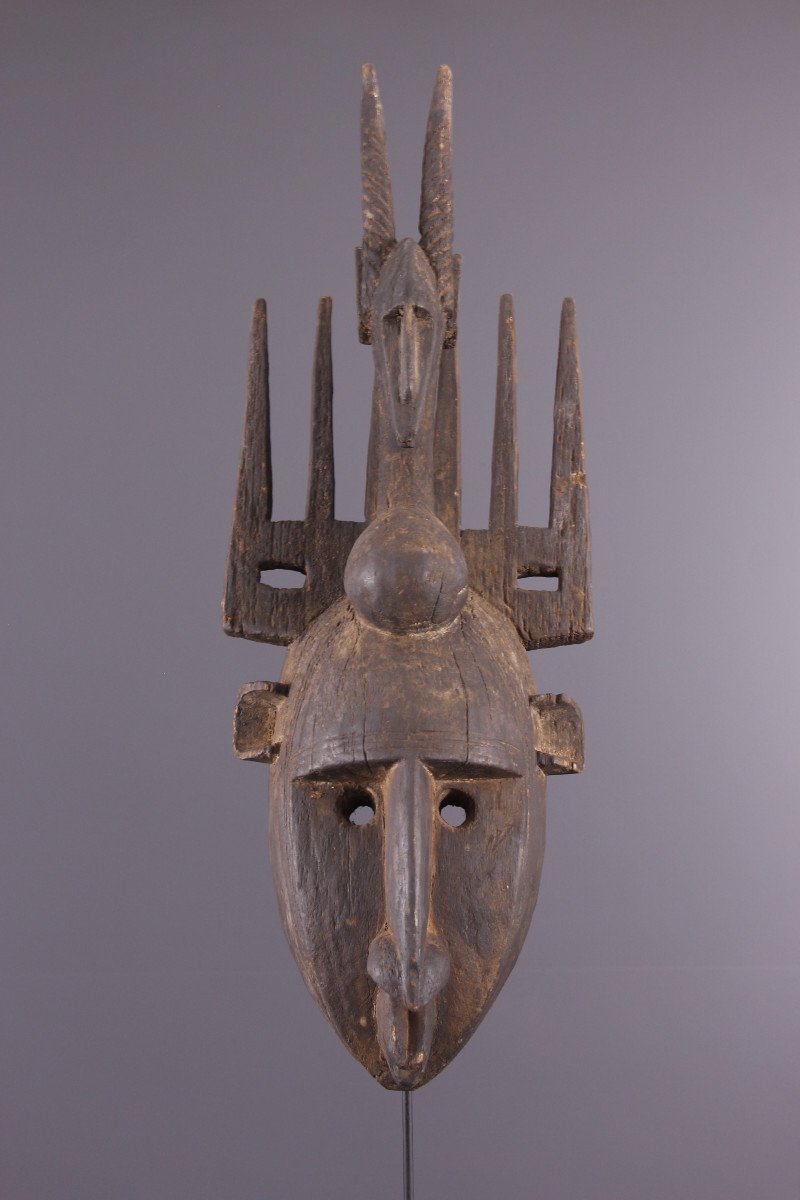 African Tribal Art - Bambara Mask