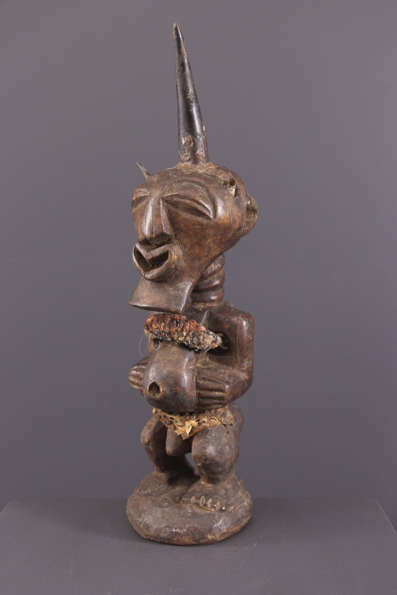 Art Tribal Africain - Statue Songye-photo-3