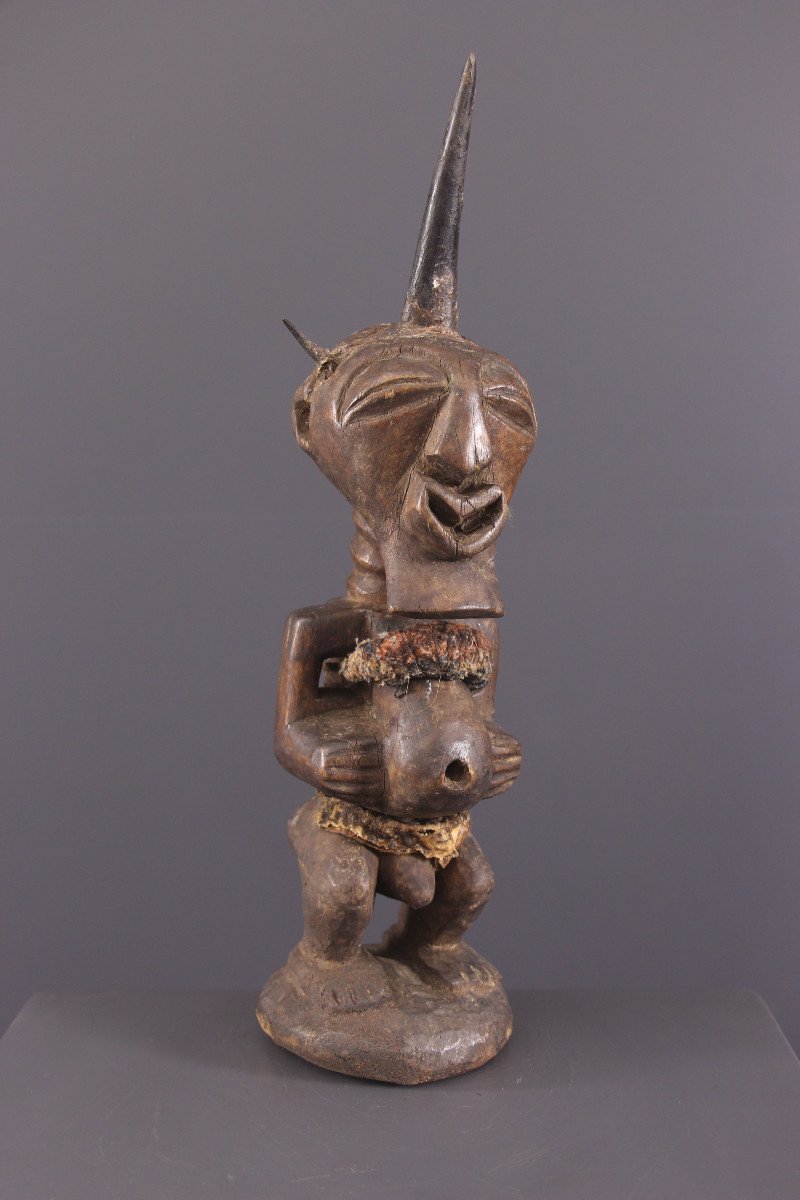 Art Tribal Africain - Statue Songye-photo-1