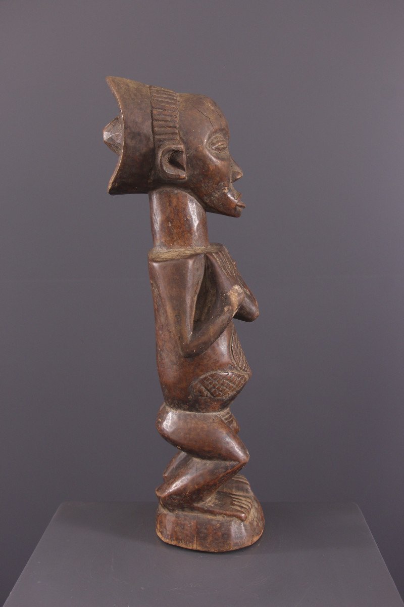 African Tribal Art - Luba Statue-photo-2