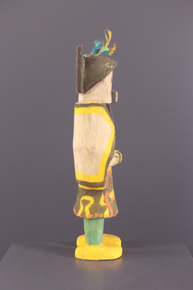 Tribal Art - Hopi Arizona Statuette-photo-1