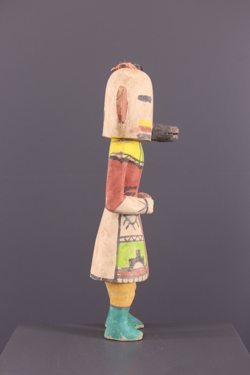 Tribal Art - Hopi Kachina Statuette-photo-2