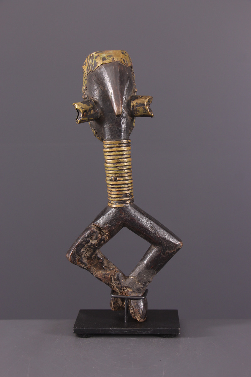 African Tribal Art - Sango Mbumba Reliquary Figure-photo-3