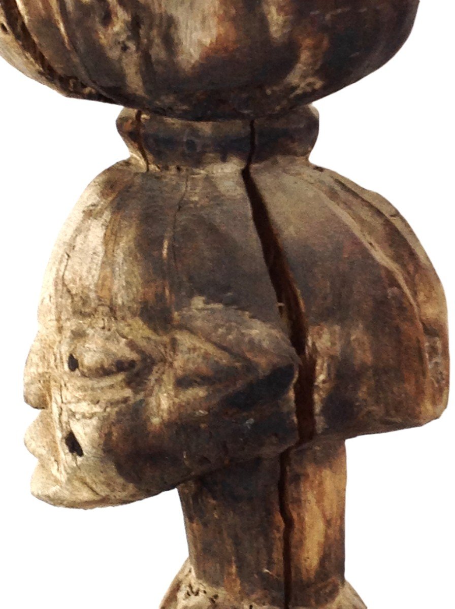 Large Yoruba Statue, Benin, Nigeria Or Togo.-photo-3