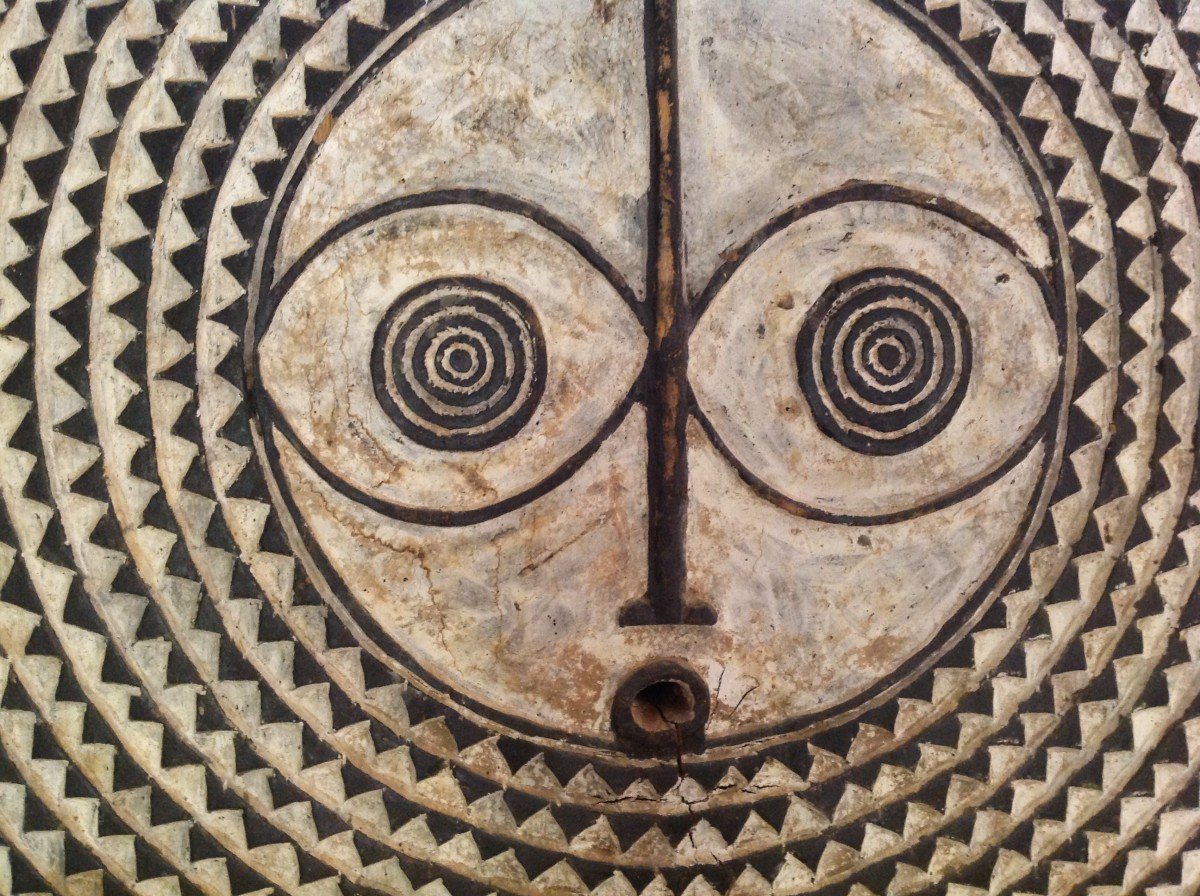 Bwa Sun Mask, Mossi, Burkina Faso.-photo-2