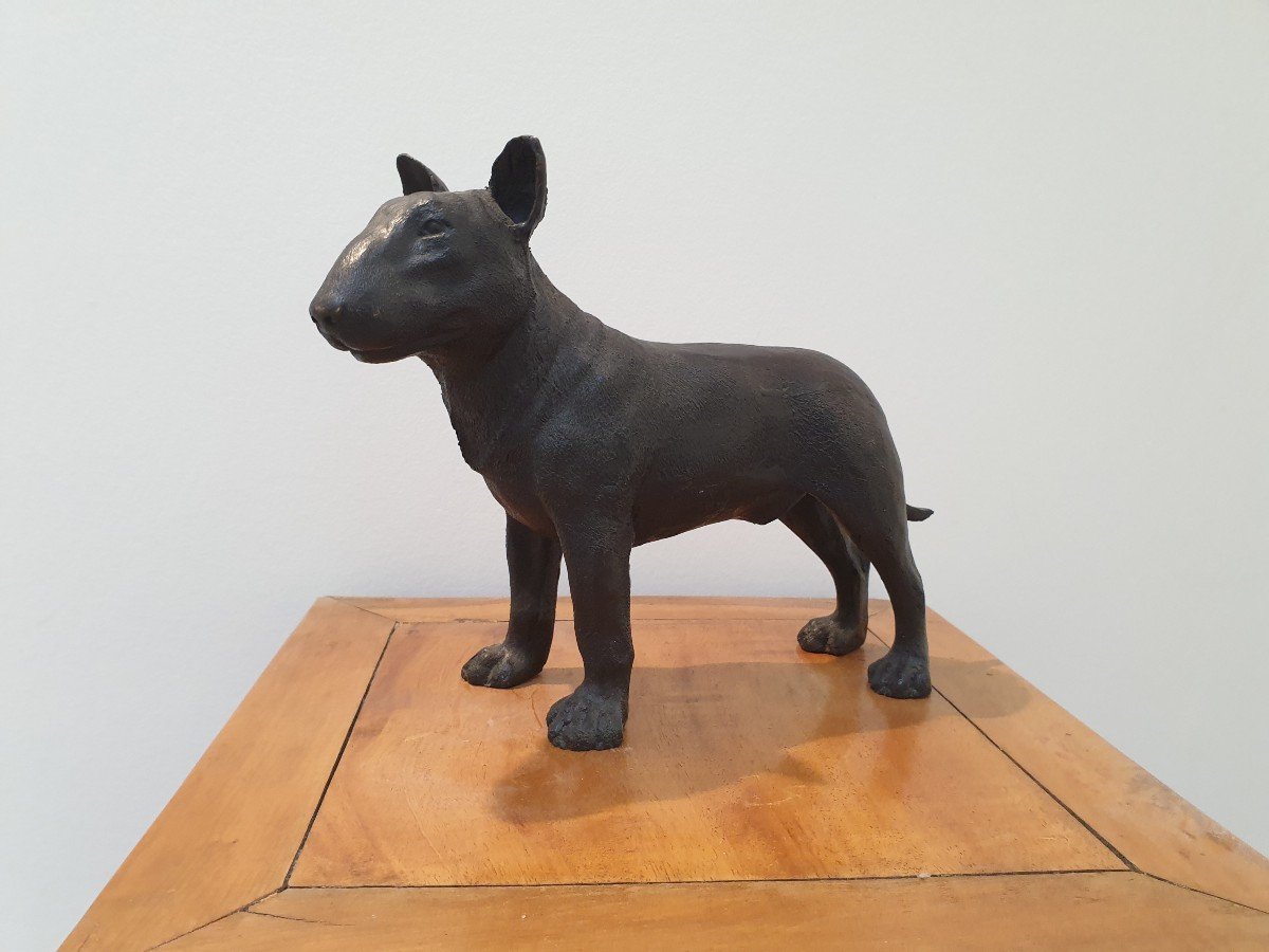 Bronze Bull Terrier - 31 X 25 Cm