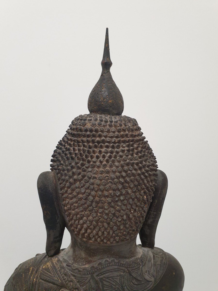 Burma - Sitting Buddha - 75 Cm-photo-3