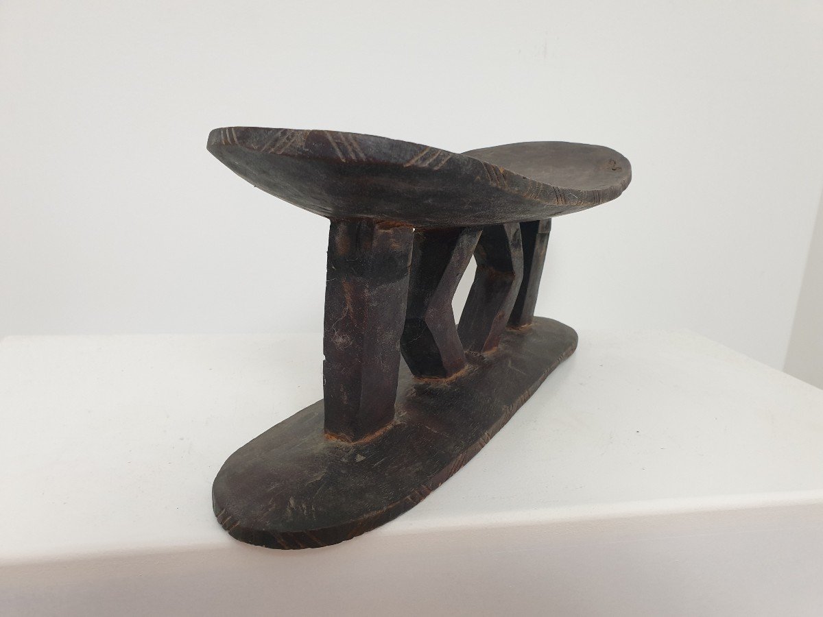 Ashanti (ghana) - Wooden Headrest-photo-2