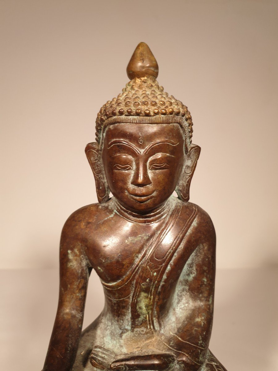 Chine - Bouddha En Bronze - XXème-photo-4