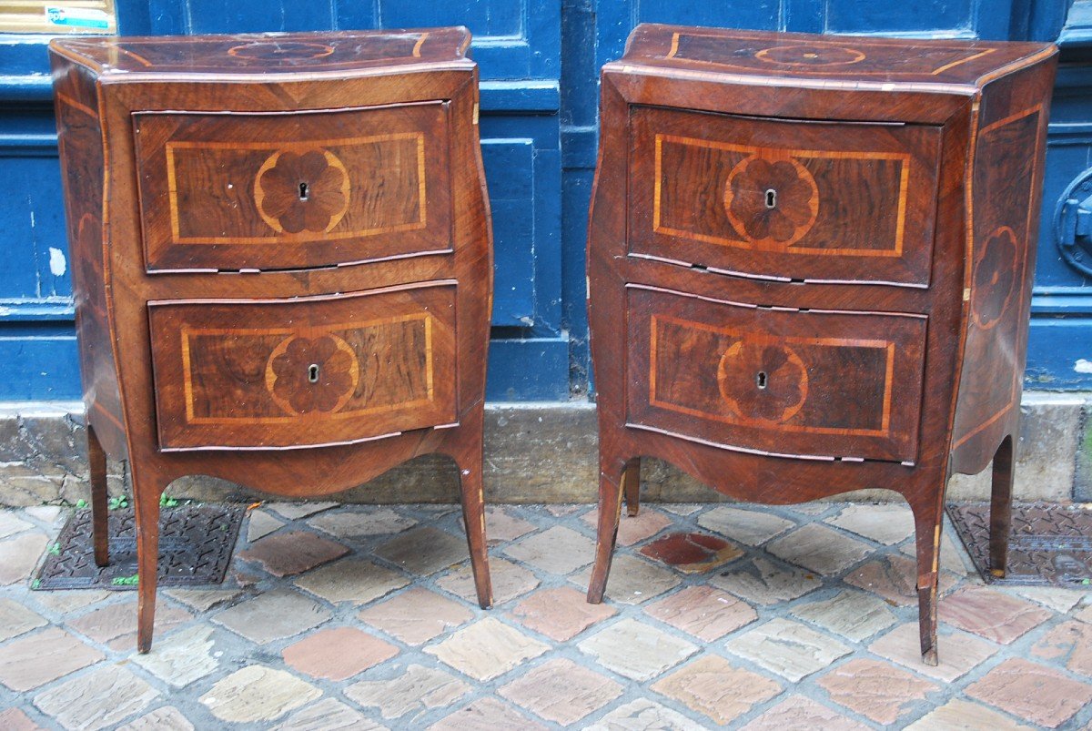 Pair Of Italian Commodes XVIII-photo-2