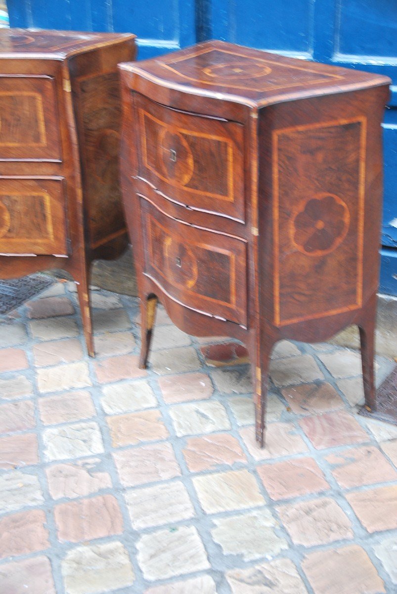 Pair Of Italian Commodes XVIII-photo-3