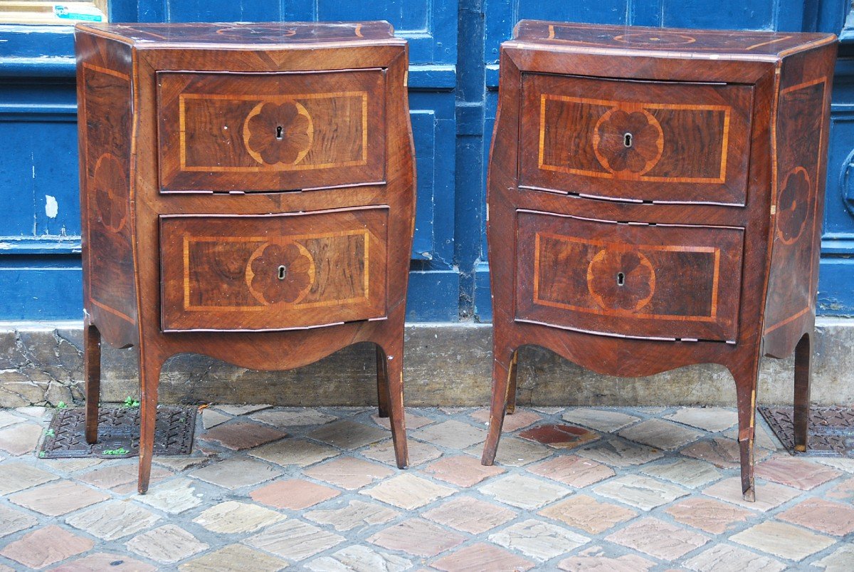 Pair Of Italian Commodes XVIII-photo-2