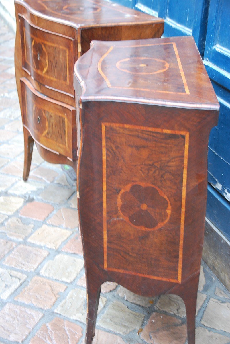 Pair Of Italian Commodes XVIII-photo-4