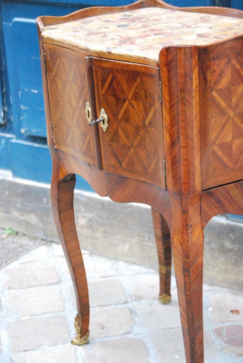 Snack Table In Veneer D Louis XV XVIII-photo-3