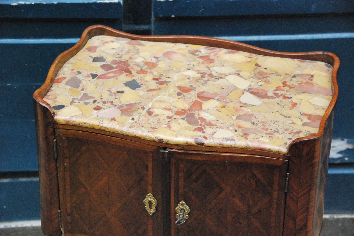 Snack Table In Veneer D Louis XV XVIII-photo-4