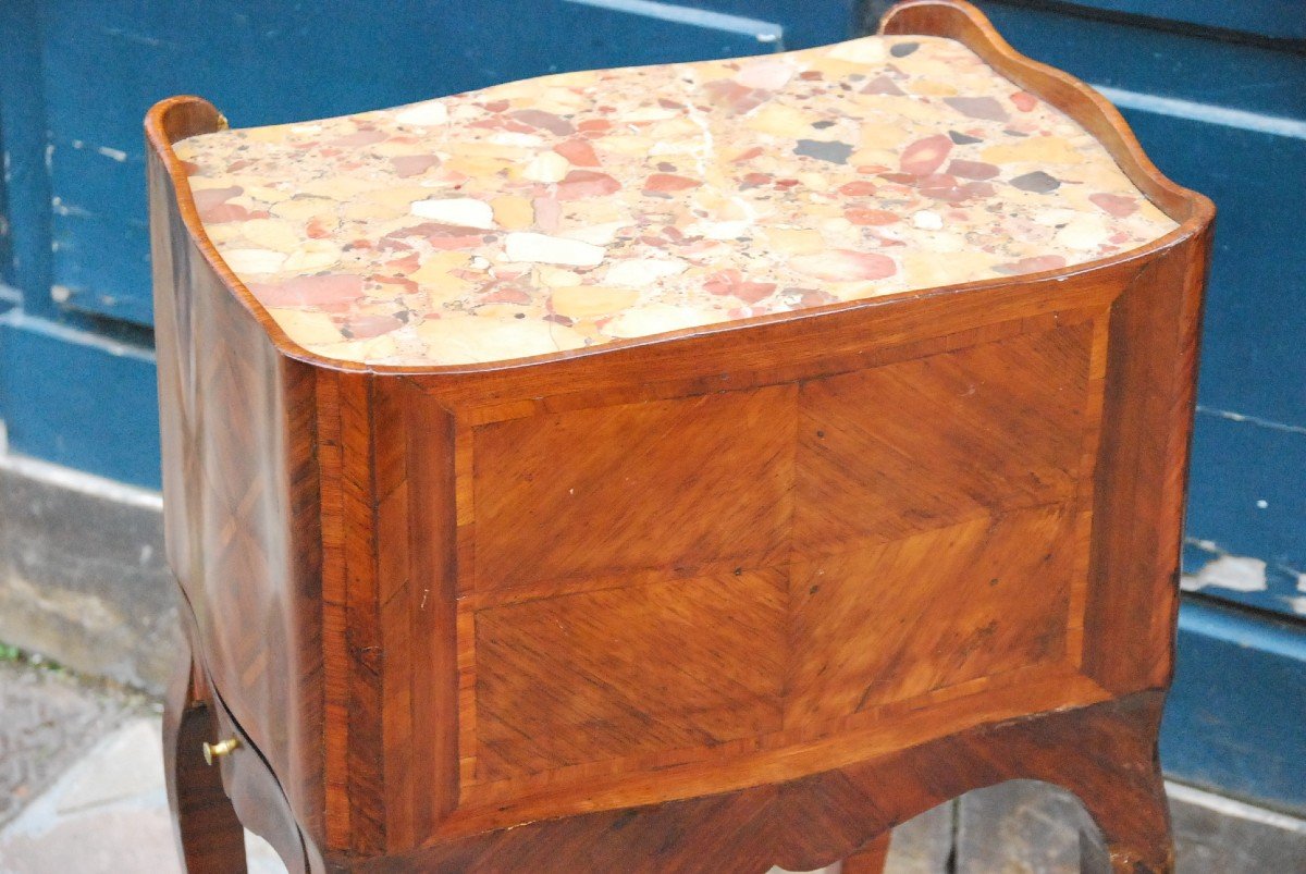 Snack Table In Veneer D Louis XV XVIII-photo-1