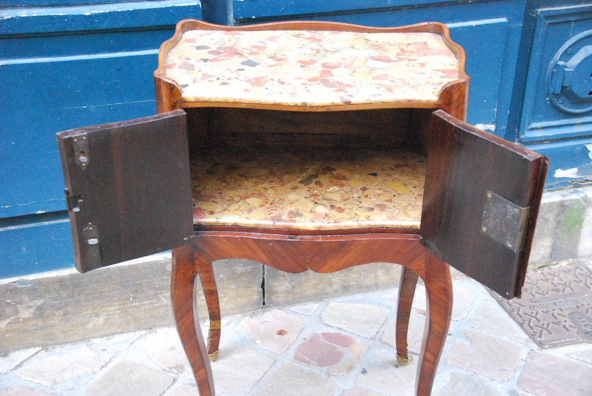 Snack Table In Veneer D Louis XV XVIII-photo-5