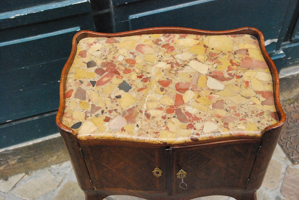 Snack Table In Veneer D Louis XV XVIII-photo-7