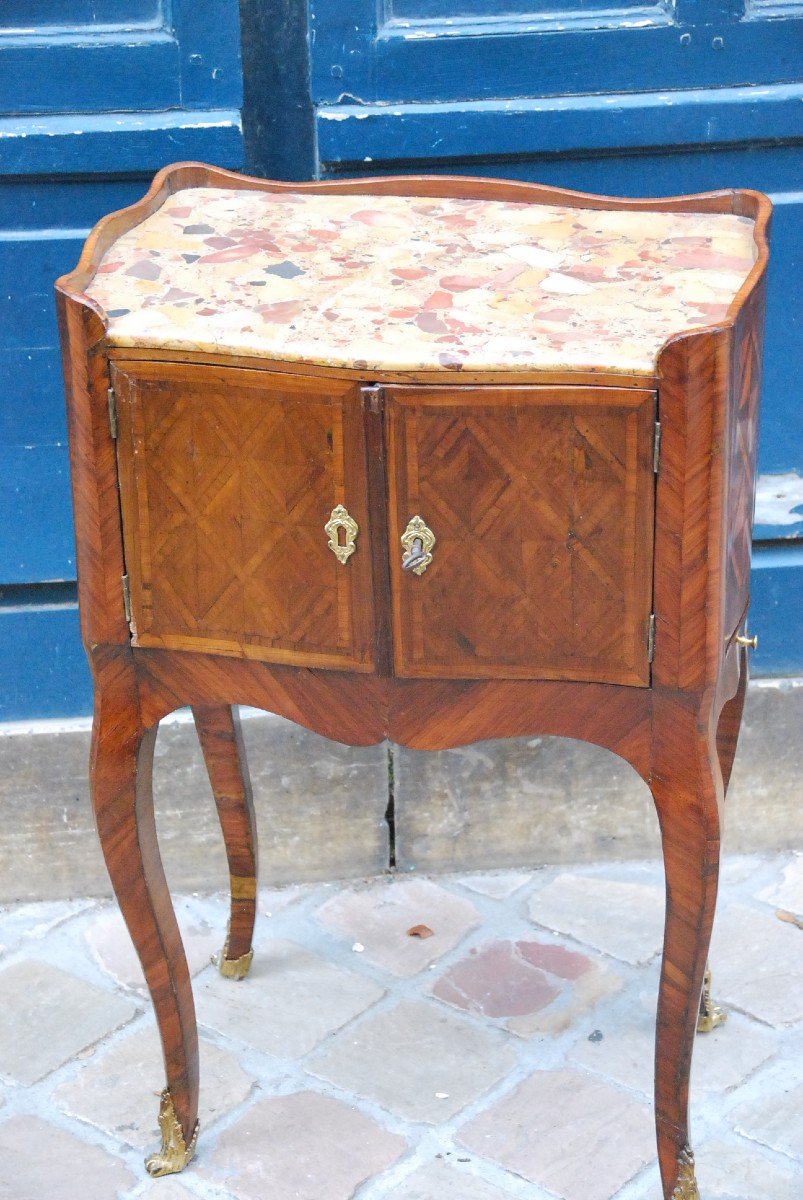 Snack Table In Veneer D Louis XV XVIII-photo-8