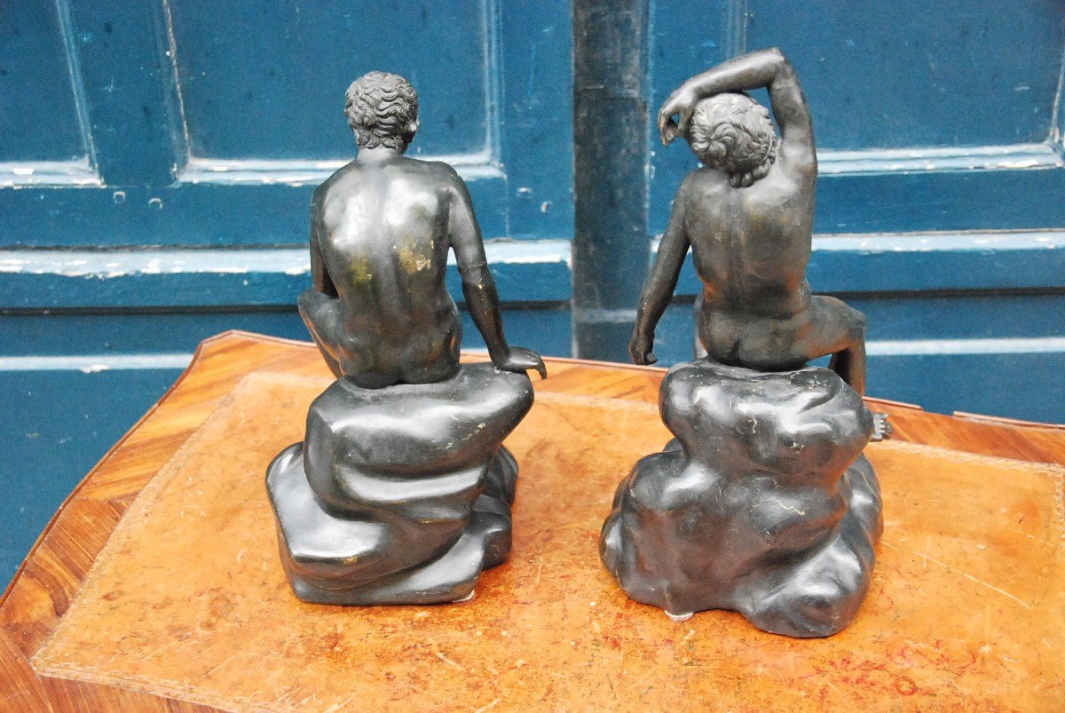 Le Grand Tour , Paire De Bronzes XIX-photo-4