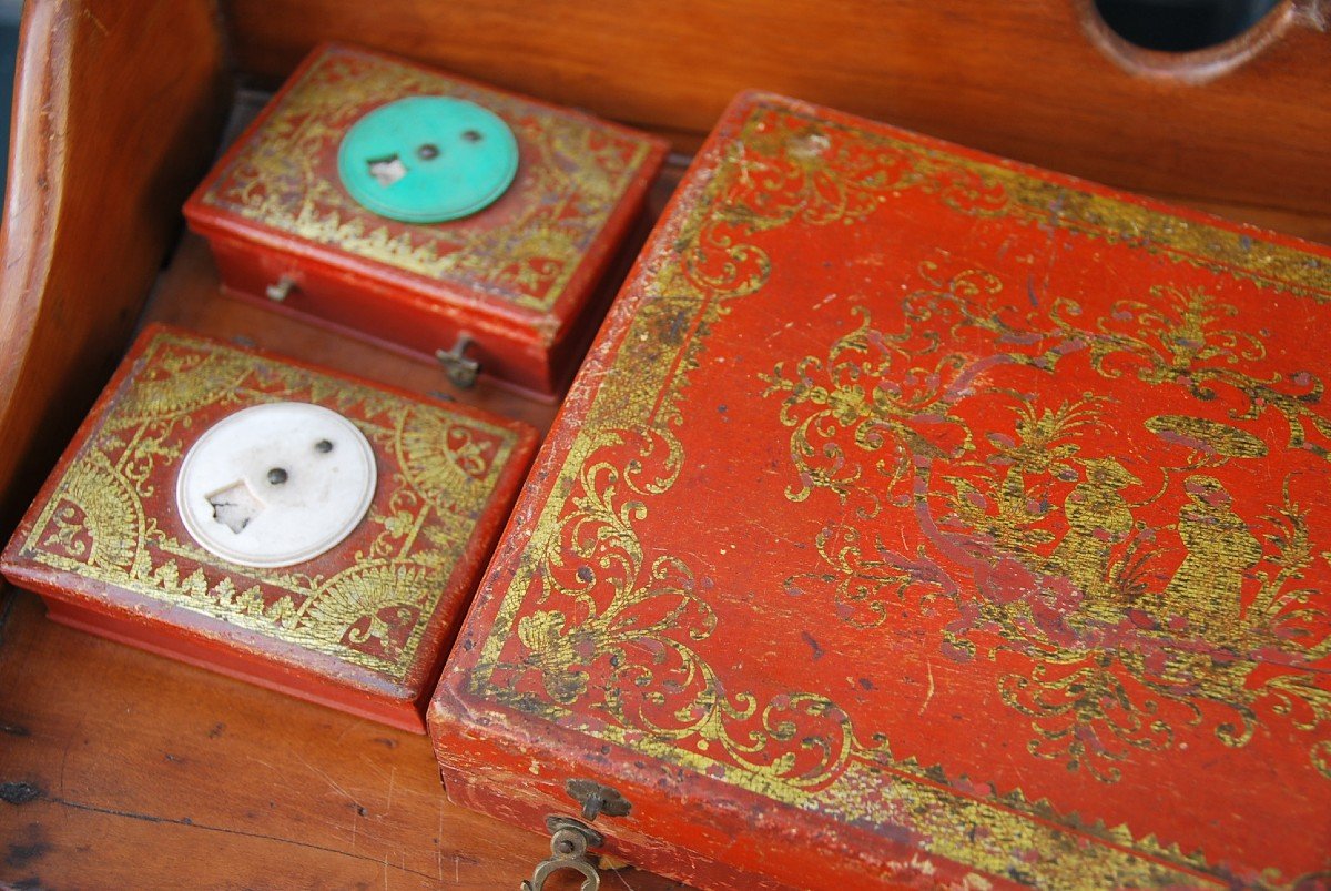 Quadrille Games Box, In Varnish Martin XVIII-photo-2