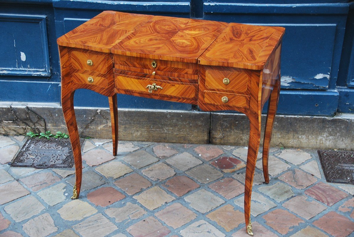 Veneer Dressing Table D Louis XV XVIII