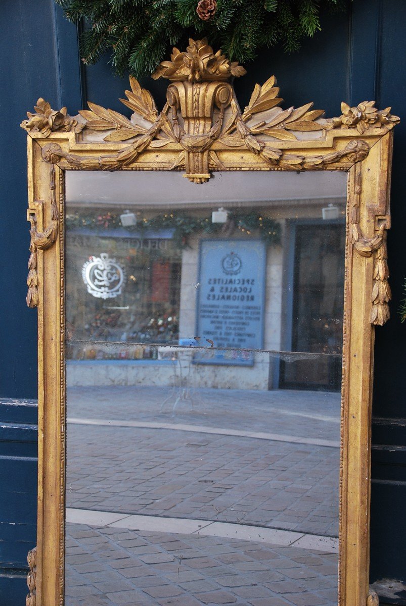 Grand  Miroir D époque Louis XVI -photo-1