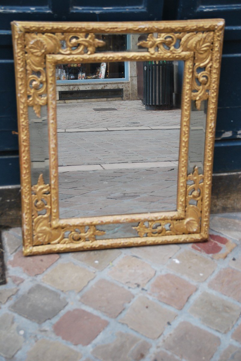 Mirror With Parecloses D Epoque Regence XVIII-photo-5