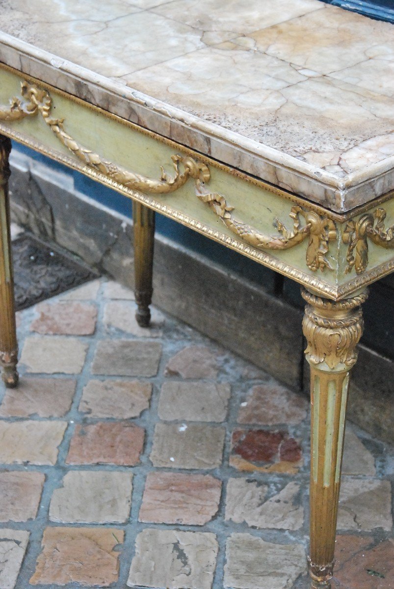 Console With 4 Legs Piedmont Italy XVIII-photo-2