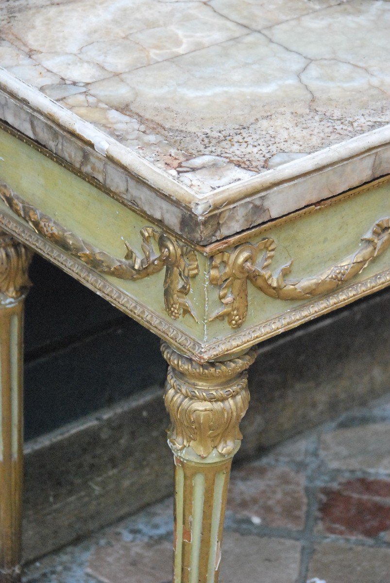 Console With 4 Legs Piedmont Italy XVIII-photo-7