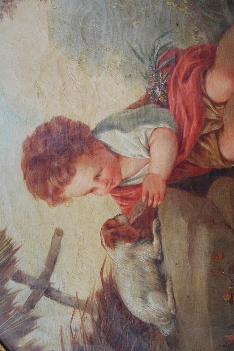 Jean Baptiste Huet, Child With Dog End XVIII-photo-2