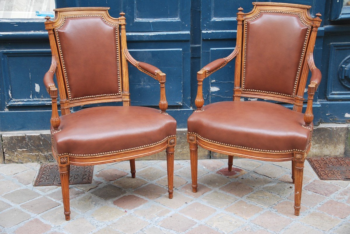 Pair Of Louis XVI Cabriolets Attributed To Sené