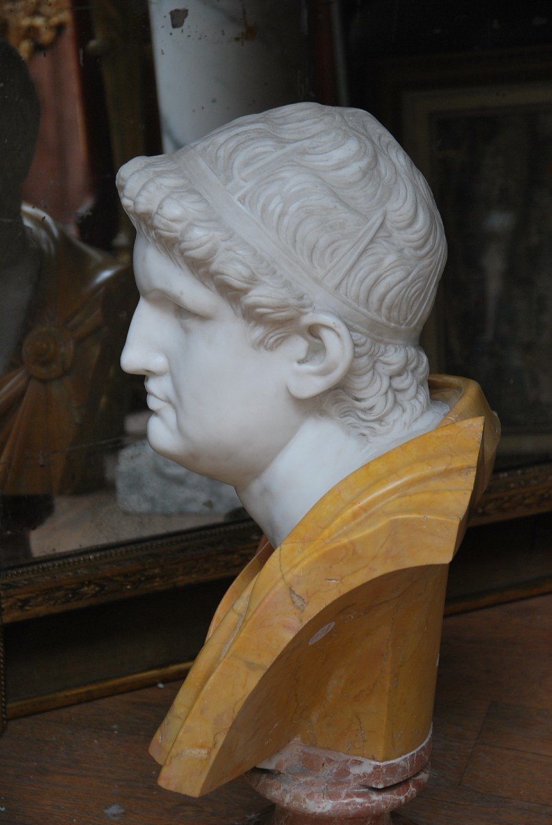 Marble Bust Of Nero-photo-3